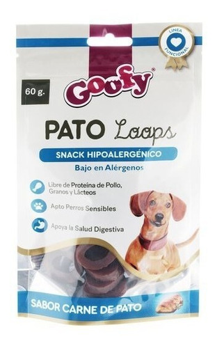 Snack Hipoalergenico Pato Loops Goofy (60 G)