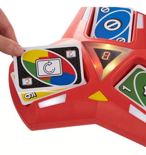 Ripley - UNO JUEGO DE CARTAS FAMILIARES DE TRIPLE JUEGO CON UNIDAD DE  SOPORTE DE TARJETAS CON 3 MODOS LUCES Y SONIDOS Y 112 TARJETAS