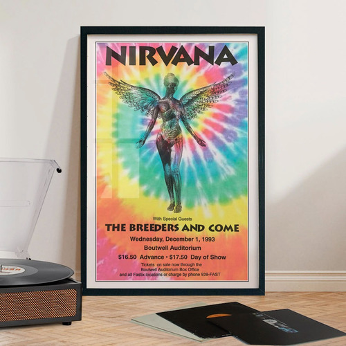 Cuadro 60x40 Rock - Nirvana Arte -  Poster