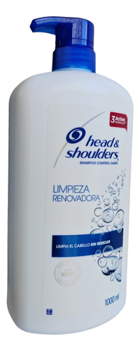 Shampoo Head And Shoulders Limpieza Renovadora Anticaspa 1l