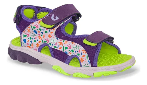 Sandalias Rasmu Morado Para Ni a Los Gomosos