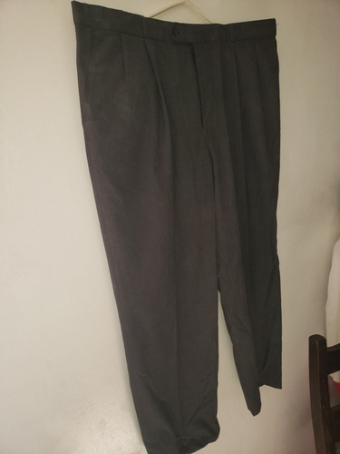 Pantalon De Vestir Canda Gris 54  Cintura 50 Un Uso M /bueno