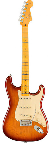 Fender Guitarra Eléctrica Strato  American Pro Ii Sunburst Color Sienna Sunburst
