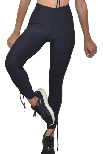 Calza Deportiva Legging Mujer Con Pasantes Fitness Lycra