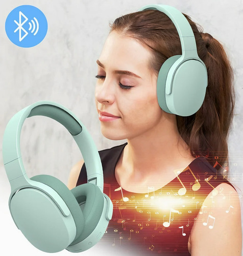 Auriculares P2961 Bluetooth Sport Headphones Wireless Verde