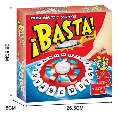 Rx Basta Piensa Rapido Juego De Mesa