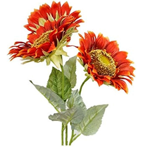 Sweet Home Deco Silk Sunflower Artificial Flower Bouquet/flo