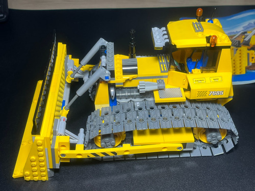 Lego City 7685 Escavadeira 352 Trabalhador De Construção (Usado)