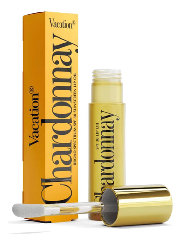 Vacation Chardonnay Lip Oil - Spf 30 Gloss Protector Labial