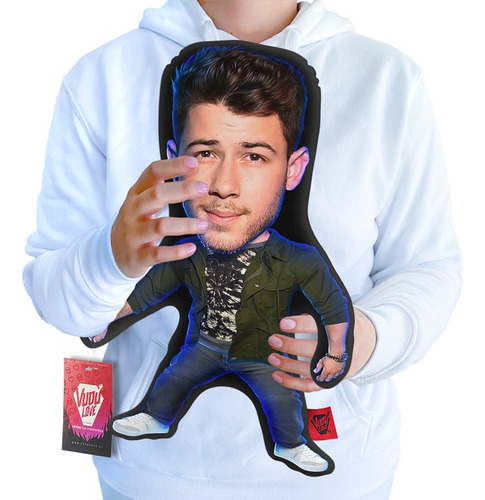 Cojín Nick Jonas Brothers Chiquito 40cm Vudú Love