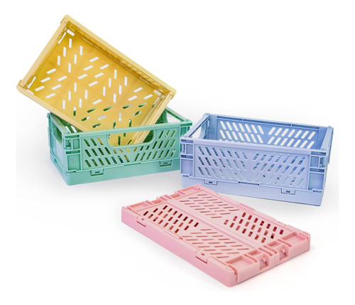 4pack Mini Cestas De Plástico Organizar Y Almacenar, C...