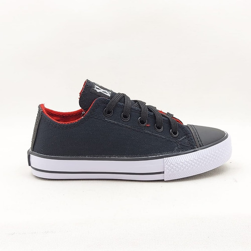 Imagen 1 de 4 de Zapatilla Nene Nena Niños Lona Cordones Jaguar 8174 27-33