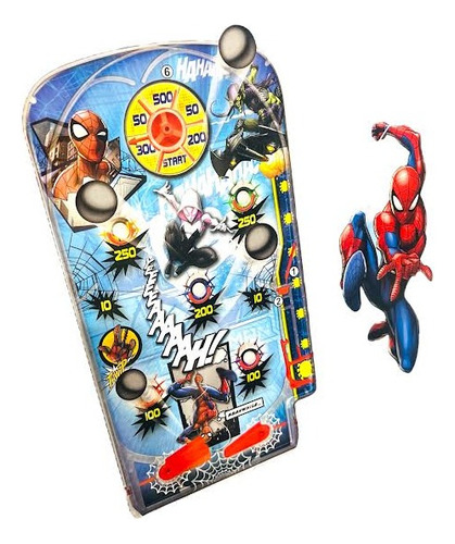 Juego De Mesa Flipper Spiderman Hombre Araña Contador