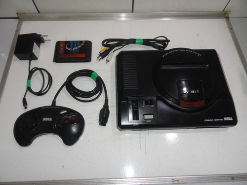 Mega Drive 1 Console Sega Completo Conservado Com Jogos C06