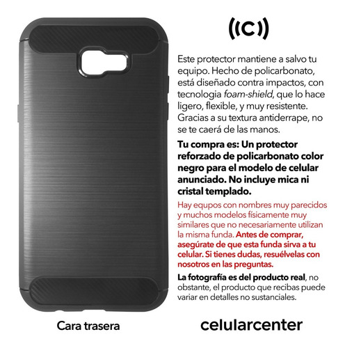 Imagen 2 de 8 de Funda Galaxy A7 2017 Sm-a720 Samsung Case Protector Cover
