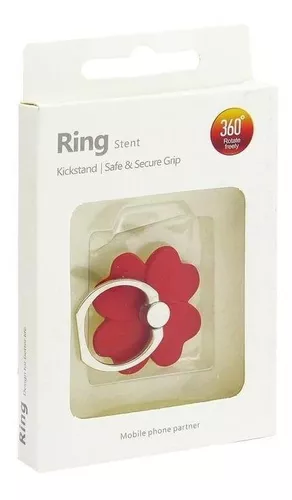 Porta Celular Dedo Anillo Celular Smartphone Flor