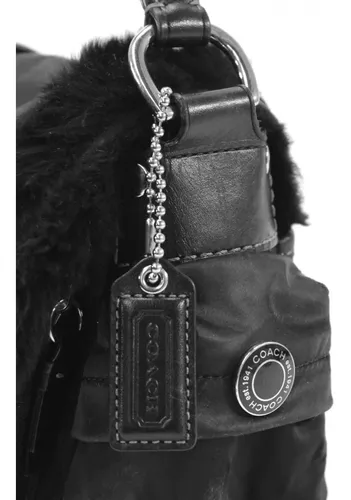 Bolsa coach negra original hot sale