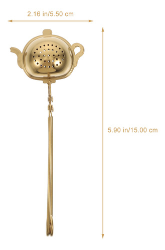 Filtro De Té, Colador De Té Reutilizable De Acero Inoxidable