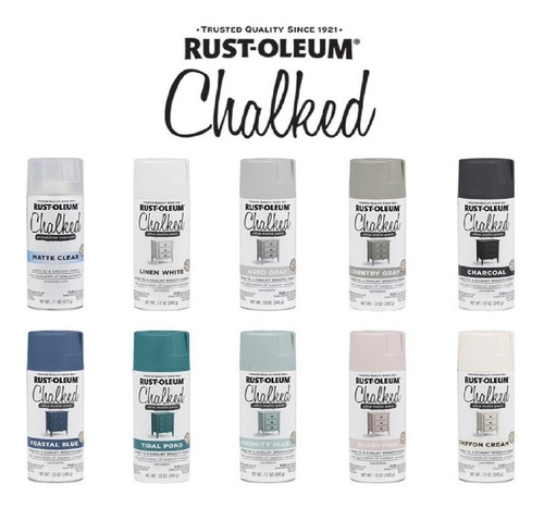 Imagen 1 de 6 de Pintura Mate Aerosol Tizada Efecto Vintage Chalked K37