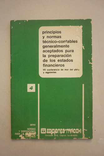 Principios Y Normas Tecnico Contables Estados Financieros