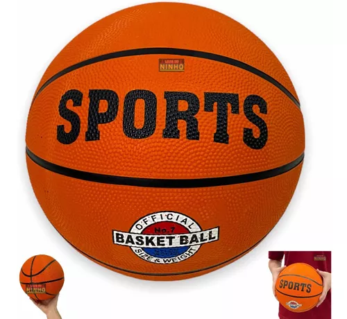 Bola De Basquete Tamanho e Peso Oficial cor Laranja NBA Sports