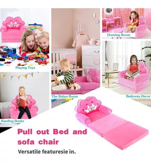 Volver a disparar Pef Illinois Infantil Sillas SINKITA Sofá Cama para Niño,Muchachos Niñas Sillón para  Niños Infantil Sillon Bebe Infantil Infantil Taburete para Niños Asiento  Sofá Multifuncional Sillón Cama Plegables Silla para Niños-A vemax.es