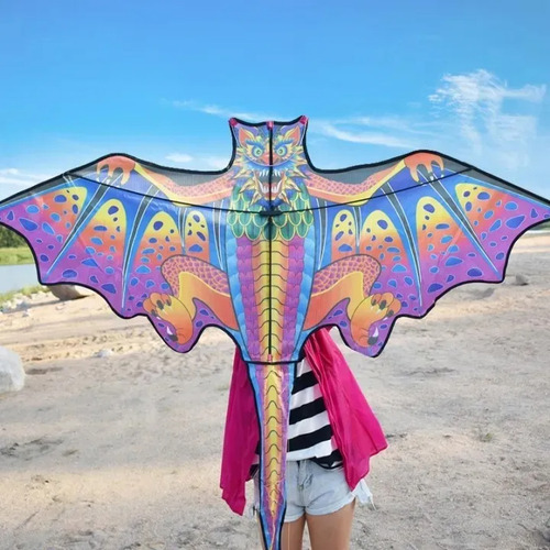 Nuevo Pterodáctilo Cometa 160 Cm Rojo/verde Cometa Dragón De