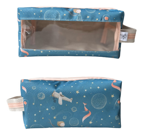 Necessaire Mediano Con Ventana Transparente. A Pedido.