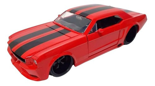 Ford Mustang 1965 Rojo Sin Caja Escala 1/24 Jada Muscle