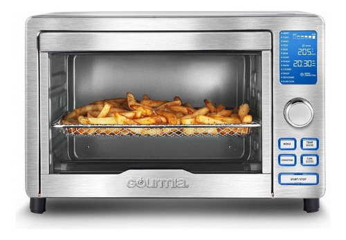 Gourmia, Freidora De Aire Con Horno 14 Funciones 6 Rebanadas Gris