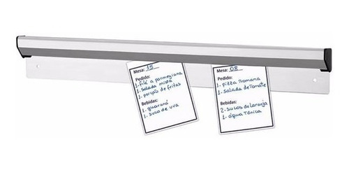 Imagen 4 de 8 de Porta Comanda Para Papeles Aluminio 60 Cm Ancho Comandera