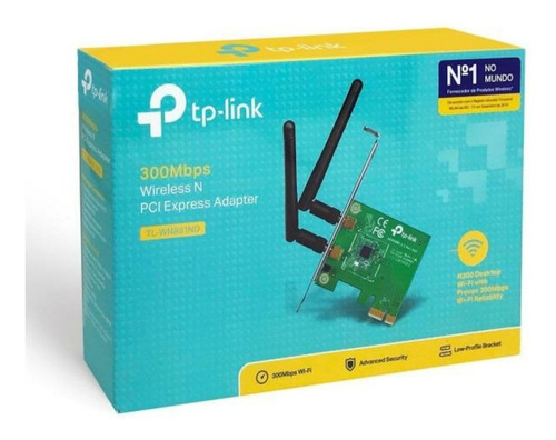 Placa De Red Wifi Pci-express Tp-link Tl-wn881nd 300mbps