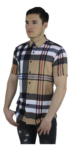 Camisa Cuadrada Vassari By Barabas 3vss01 Para Caballero Meses