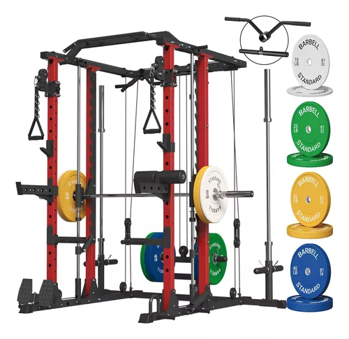 Jaula Rack multipower (Nuevo)  Máquina smith, Diseño de gimnasio