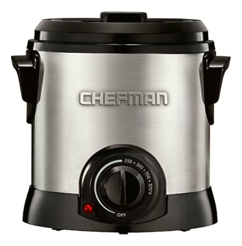 Chefman - Freidora De Aceite Con Canasta 1 Litro Deep Fry