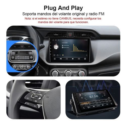 Cc-j Estéreo Android Para Nissan Kicks Micra 2016-2020