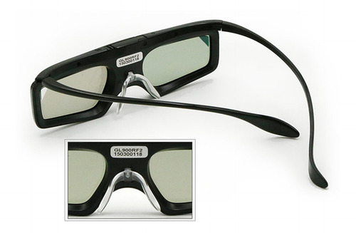 Imagen 7 de 10 de Gafas 3d Dlp Link Gafas Recargables Para Todos Los