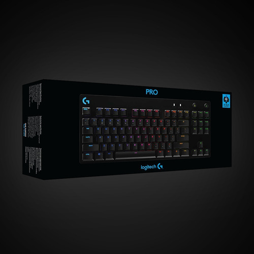 Imagen 9 de 10 de Teclado Tkl Gamer Mecanico Rgb Logitech G Pro Negro