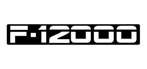 Adesivo Emblema Resinado Caminhão Ford F-12000 