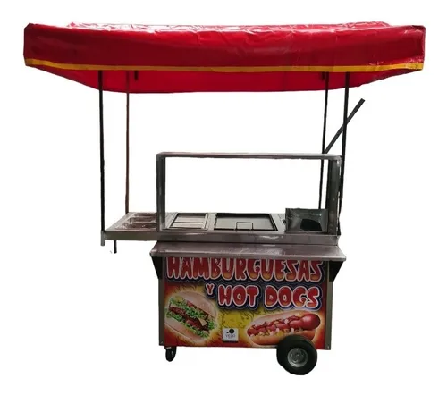 comprar Carro Para Hotdogs Y Hamburguesas 
