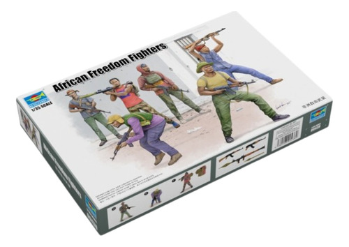 Figuras Luchadores Libertad Africana 1/35  Trumpeter 438 