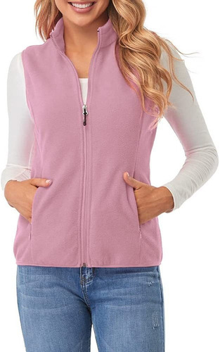 Camiseta Sin Mangas Polar Clásica Suave Chaquetas Mujer