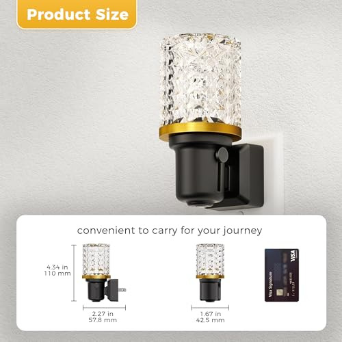 Luz Nocturna Led Lohas, Pack De 2 Luces Nocturnas Regulables