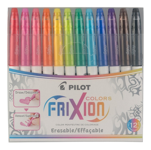 Marcadores Borrables Frixion Colors, Surt, Est C 12 Pzs