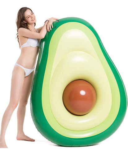 Jasonwell - Flotador Inflable Para Piscina (tipo Aguacate)