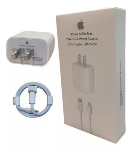 Cargador Iphone 12 / 13 / 11 / Xr / Xs Cubo 20W Y