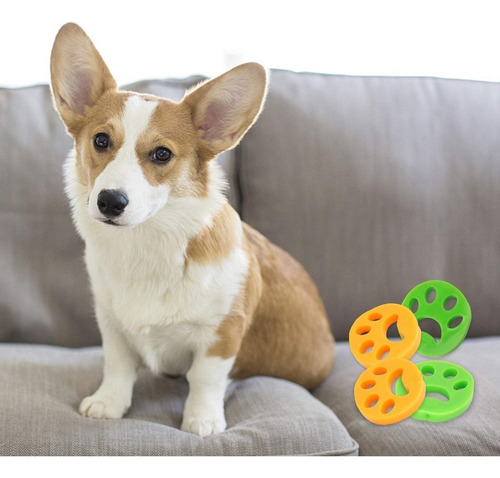 Removedor De Pelo Mascota Atrapa Pelusa Lavadora Bolas 8 Pcs