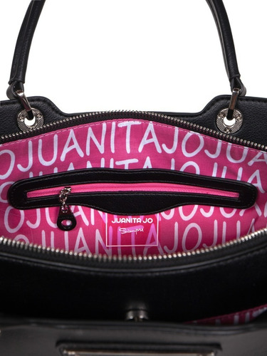 Cartera shopper Juanita Jo Esme color plata