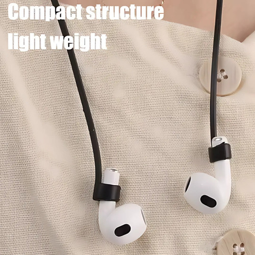 Par Cuerdas Anti Caida Audifonos Compatible Airpods Y Otros