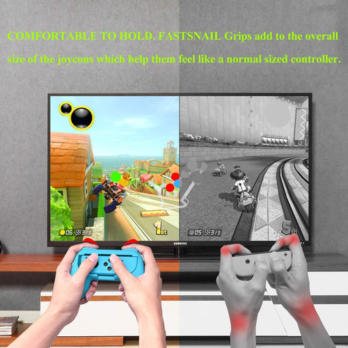 Joy Con Grips Ergonomicos Para Nintendo Switch Oled Y Switch